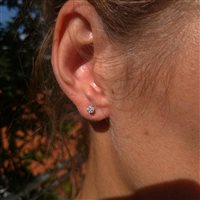 Earrings Crivelli Woman in White Gold Diamante 0.12 Ct 370-XE2478 - 370-XE2478